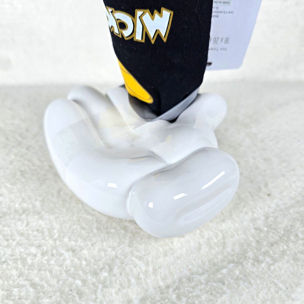 New Hallmark Disney Mickey Mouse Tea Towel & Spoon Rest Set 18x26 Black Cotton
